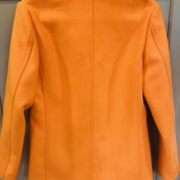 Tomas Maier Wool Caban Orange Jacket: Size 2  US - Picture 5 of 7